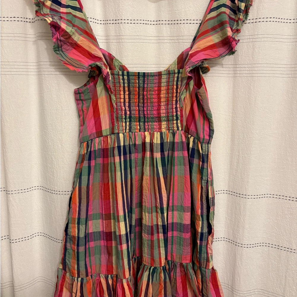 Pilcro Short-Sleeve Mini Babydoll Dress - Picture 6 of 12